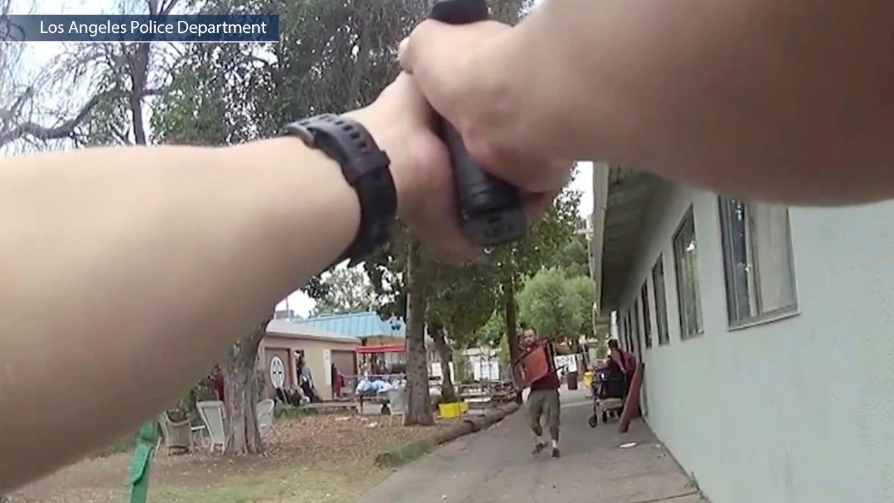 LAPD releases video of officers killing suspect, hostage