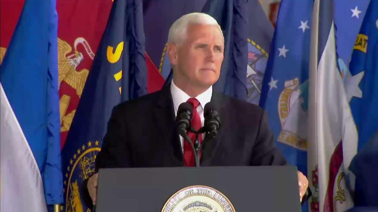 Pence at honorable carry ceremony: Our boys are coming home