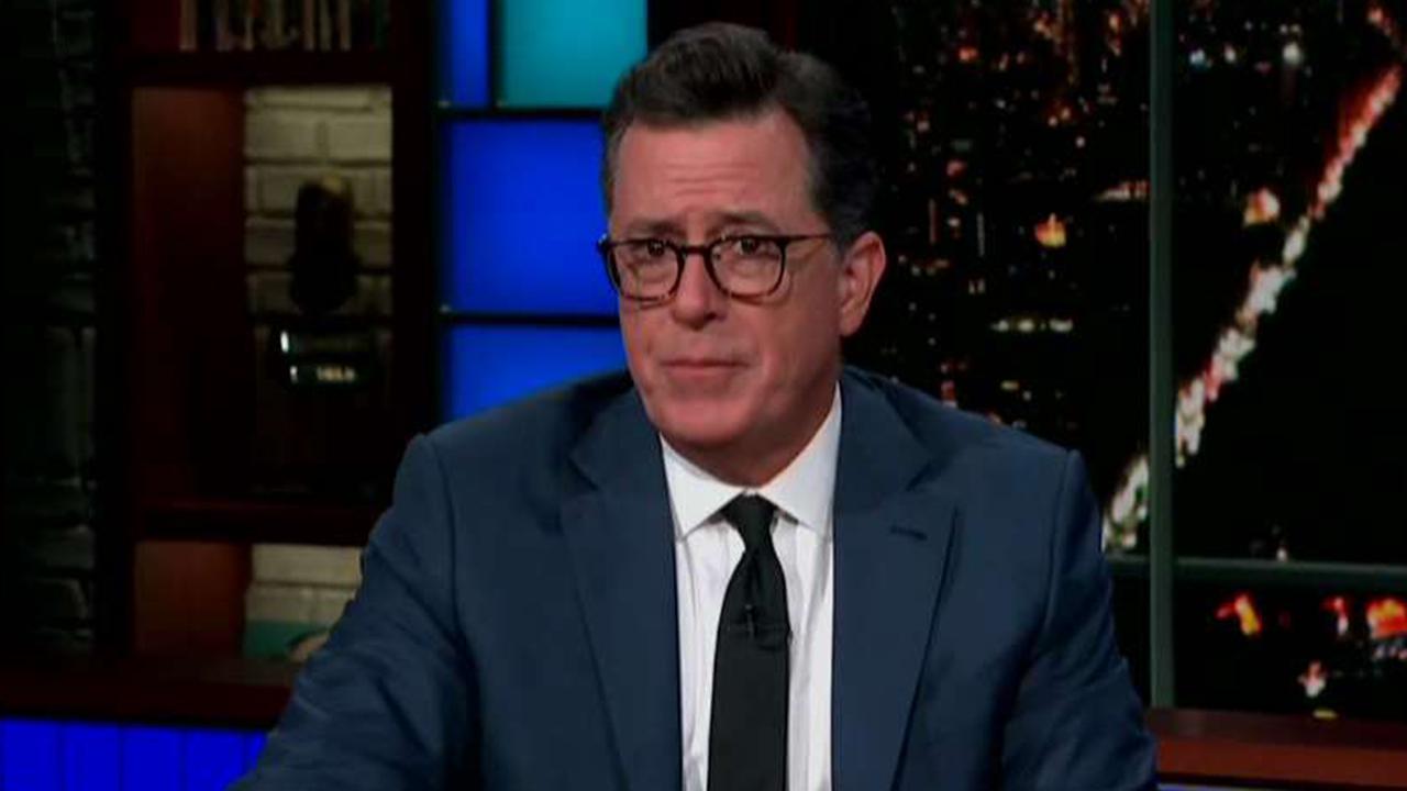Stephen Colbert's botched joke