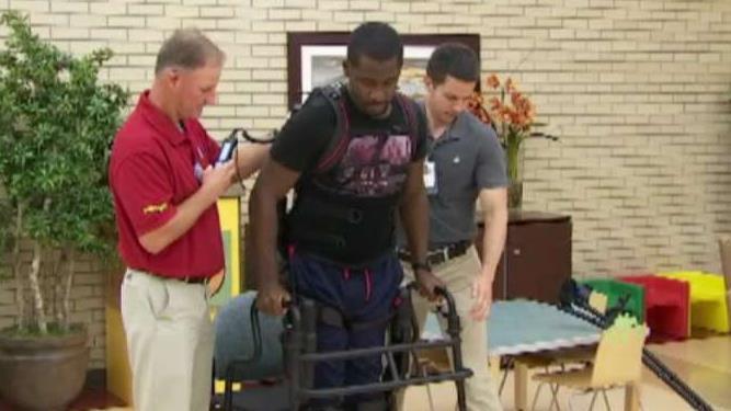 SoldierStrong helps paralyzed Navy veteran walk again