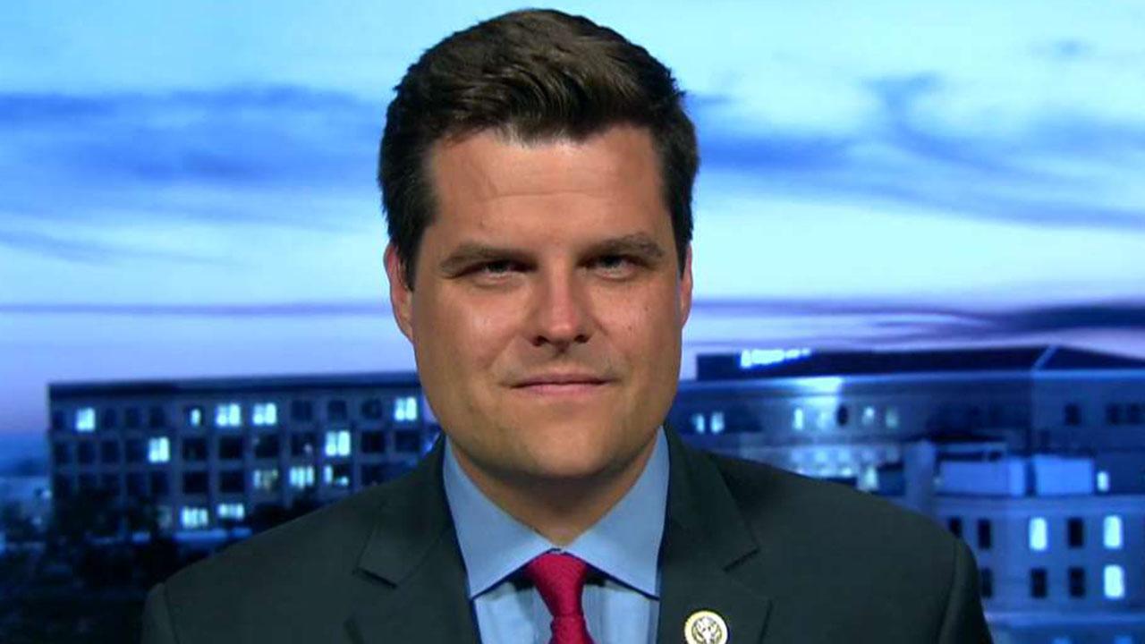 Rep. Matt Gaetz reacts to Bruce Ohr's notes about Steele