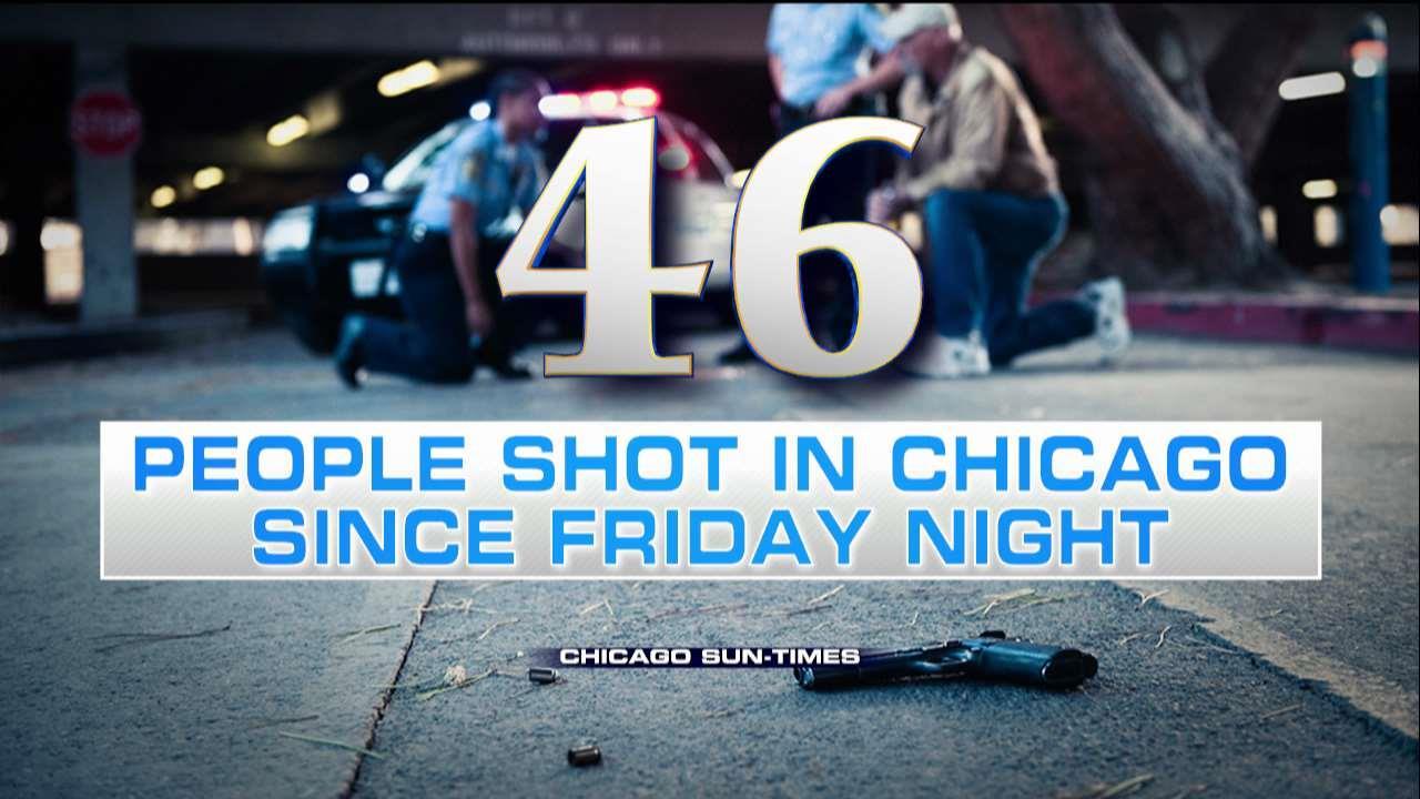 Report: 46 People Shot in Chicago Since Friday Night