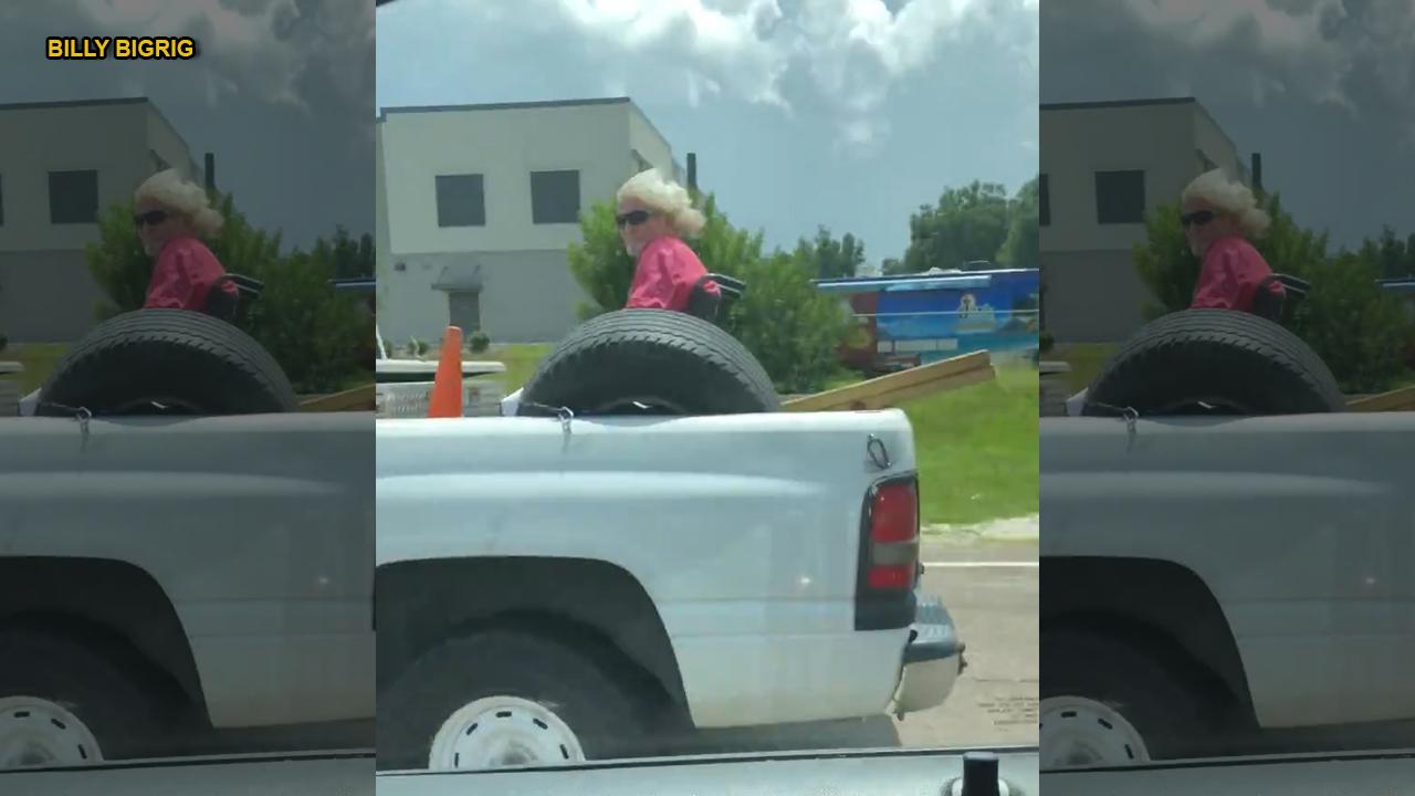 Florida woman in wheelchair spotted riding in pickup bed