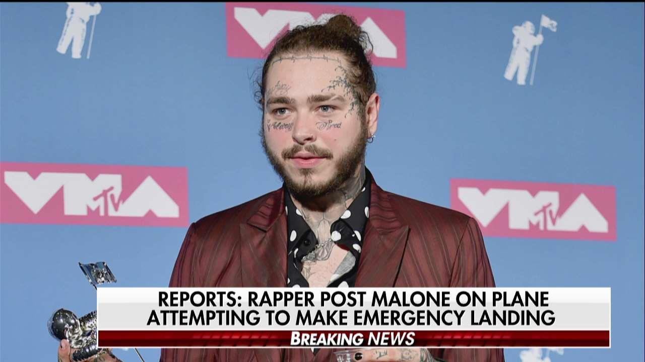 Jet Carrying Rapper Post Malone Attempting Emergency Landing After Tire Blowout