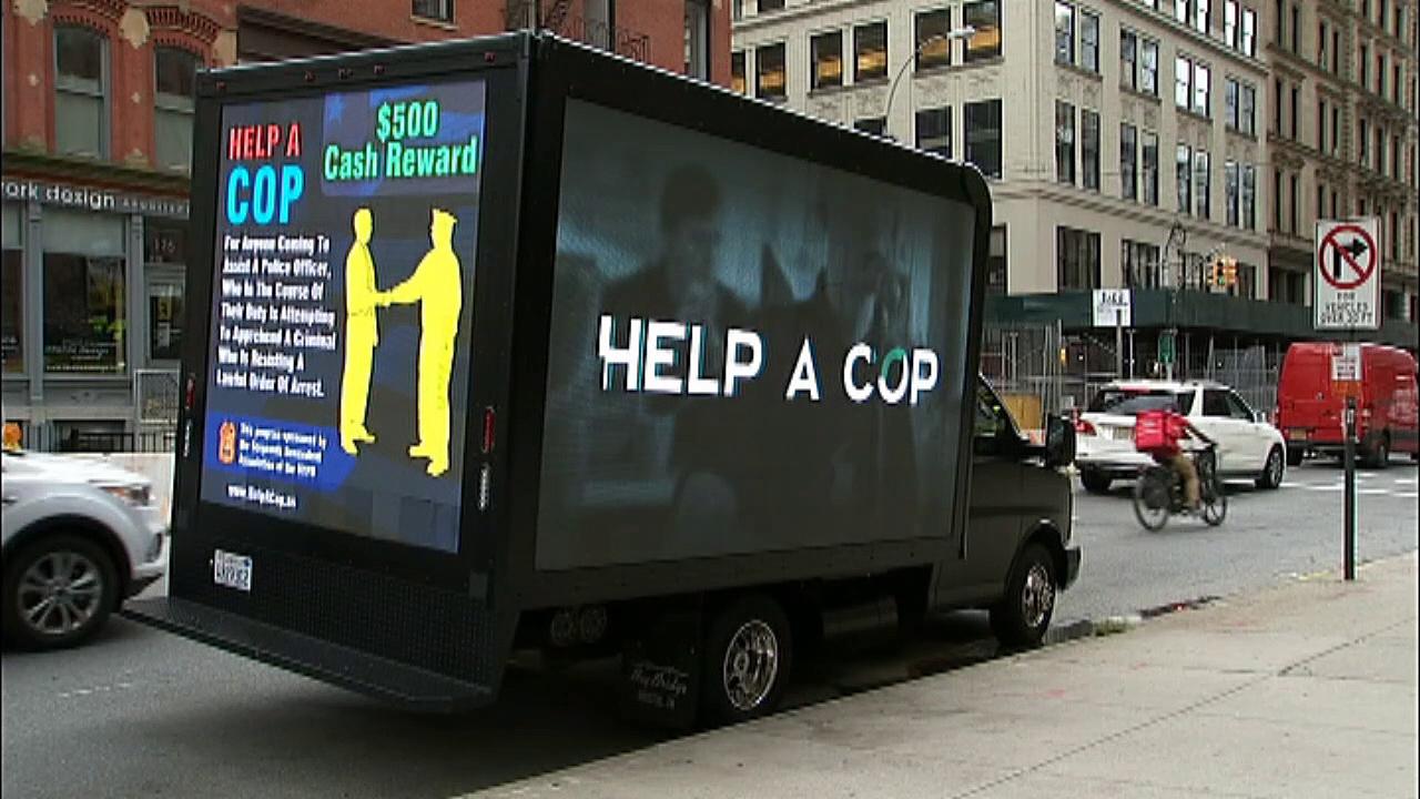 New York City police union offering cash for helping cops