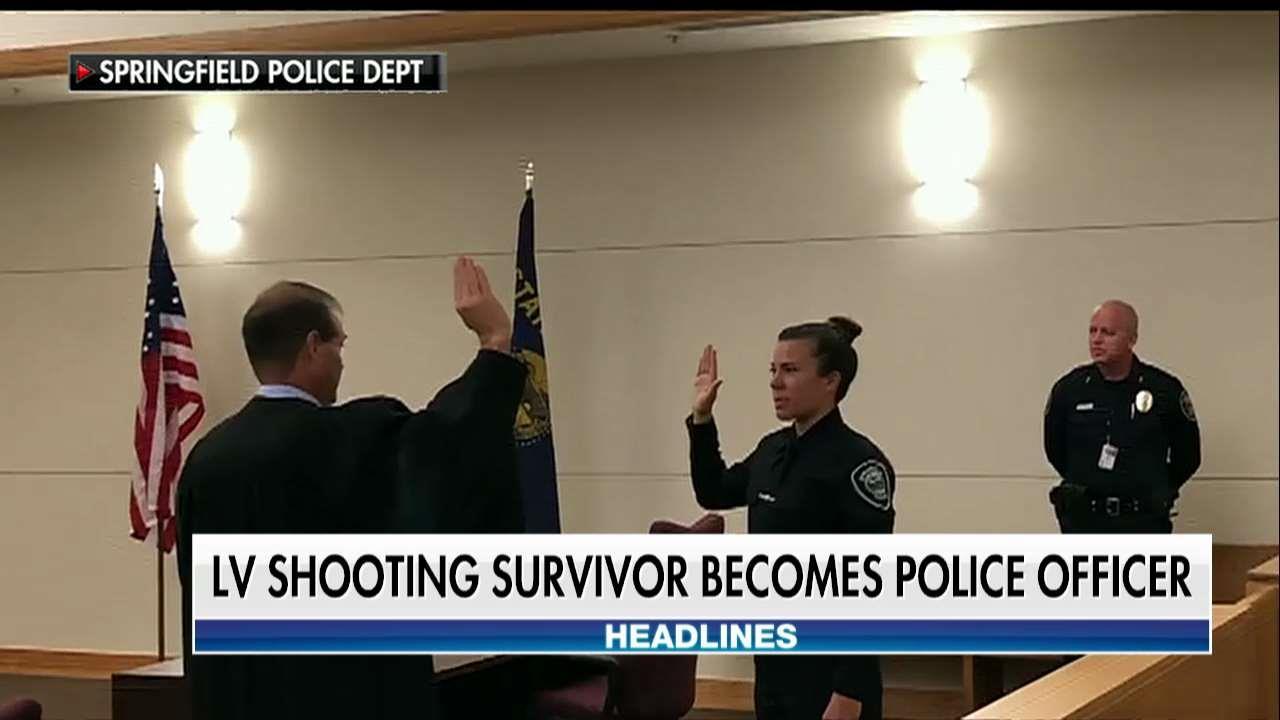 Las Vegas Shooting Survivor Becomes Police Officer In Oregon Fox News Video