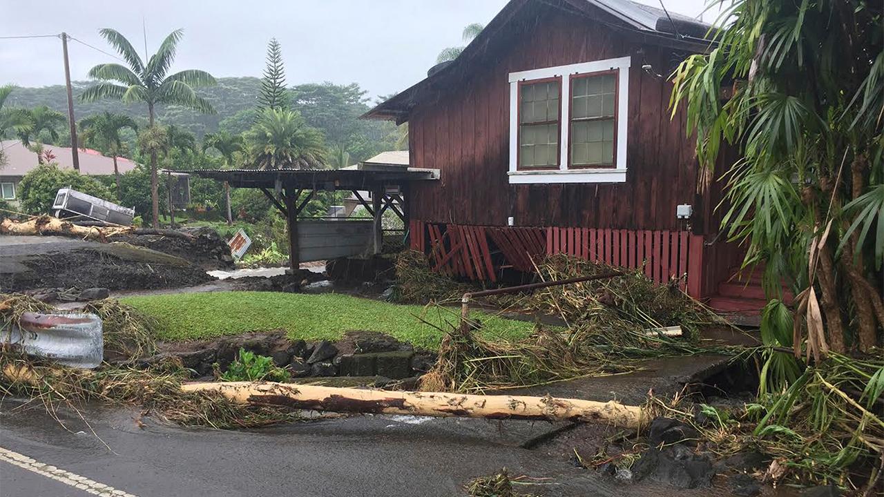 Tropical Storm Lane hammers Hawaii