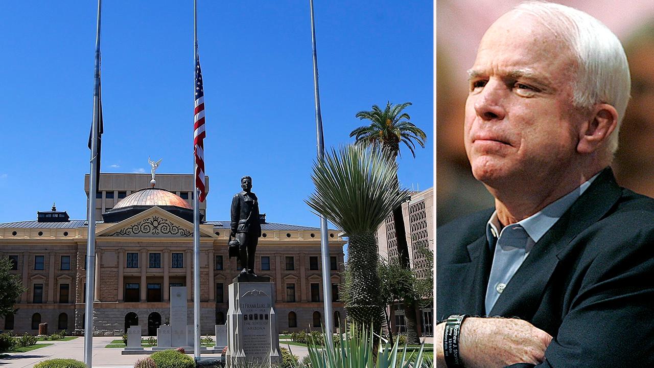 McCain to lie in state at Arizona State Capitol, US Capitol