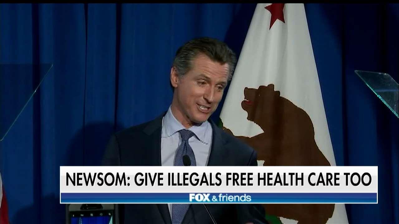 Lahren: Gavin Newsom's Plan for Free Illegal Immigrant Health Care Should 'Enrage' Californians