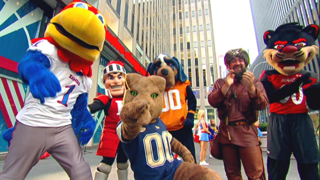 College football season kicks off with mascot competition