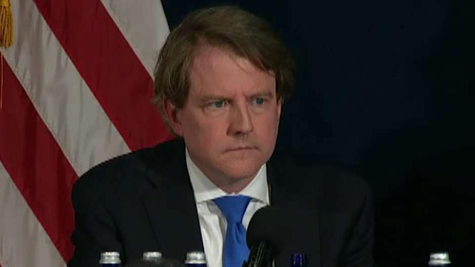 Presidential pushback on departing White House counsel