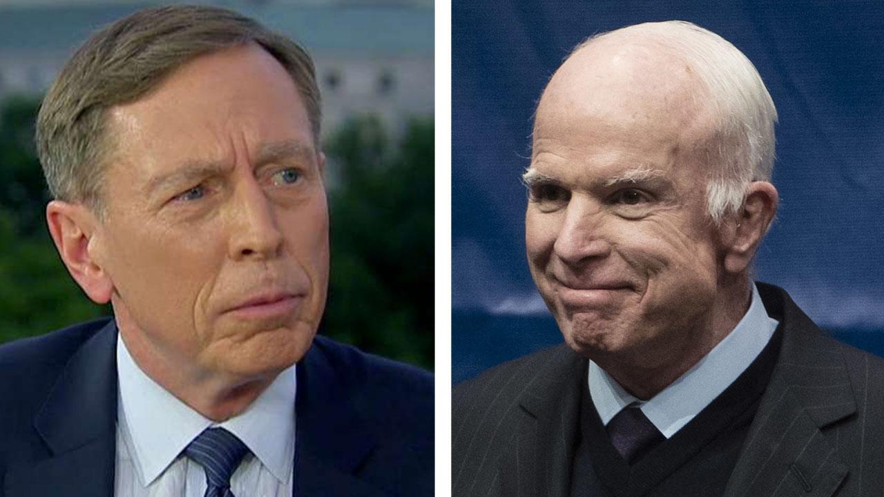 Gen. Petraeus: McCain's patriotism transcended party lines