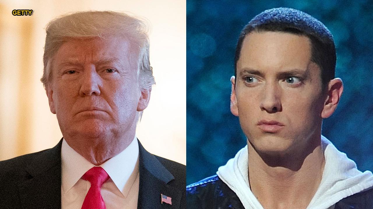 Eminem releases surprise album, takes fresh shots at Trump
