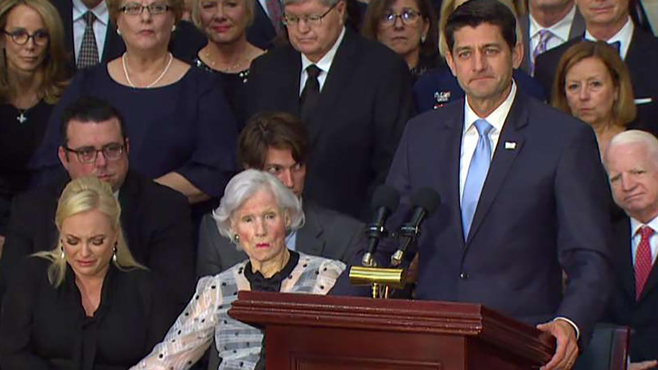 Ryan: No one was stronger at the broken places than McCain