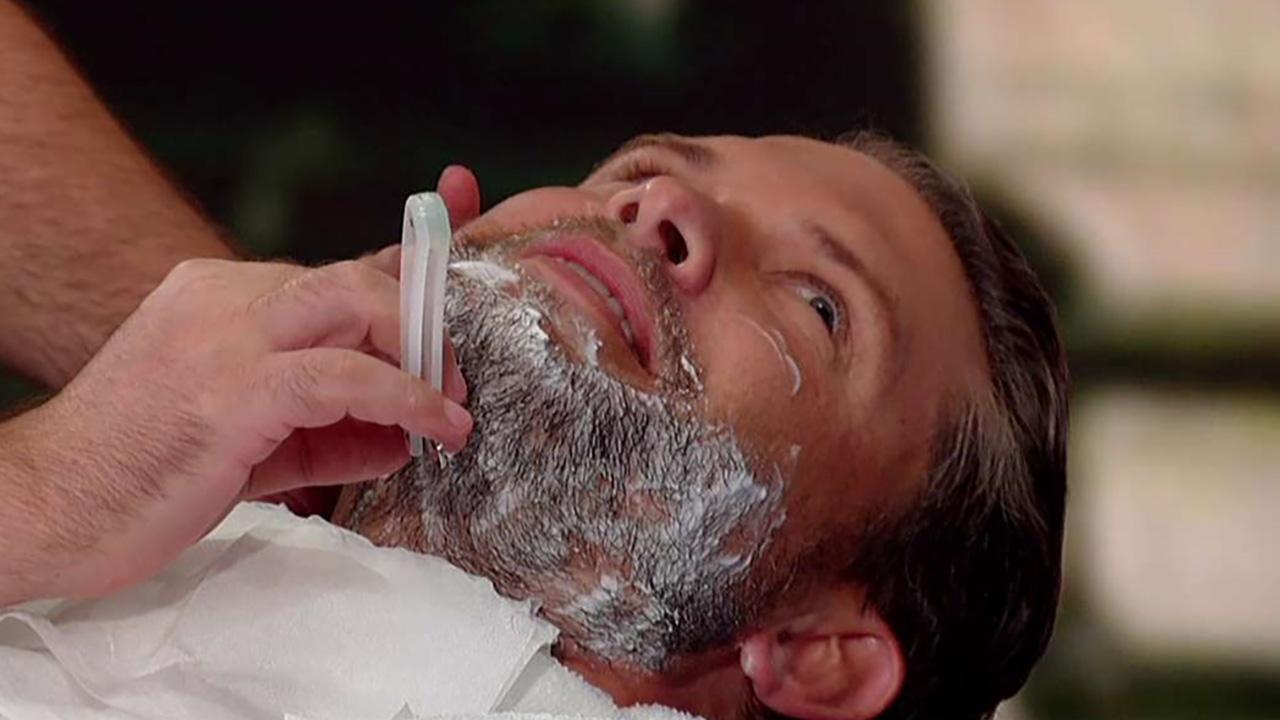 Pete Hegseth gets a close shave