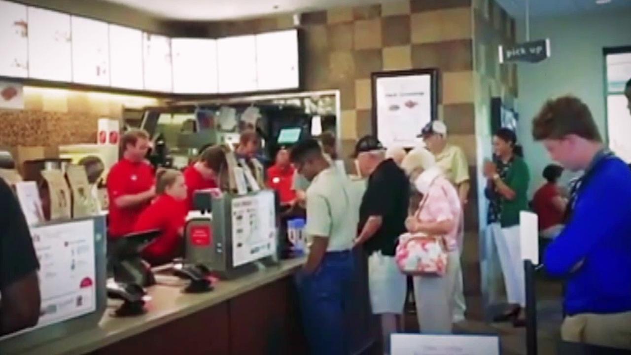 Chick-fil-A staff, patrons pray for employee with cancer