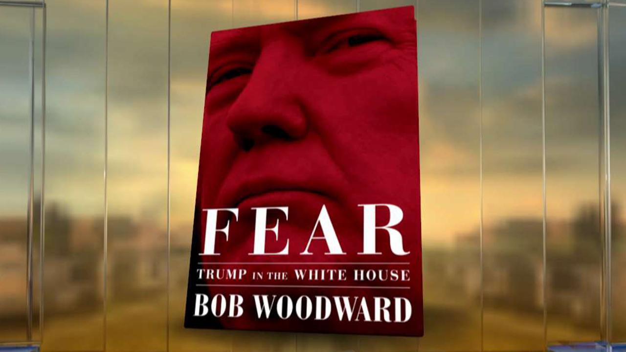 Trump fires back at claims in Bob Woodward's book