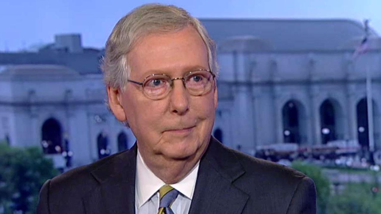 Mitch McConnell on 'resistance' op-ed, Kavanaugh hearings