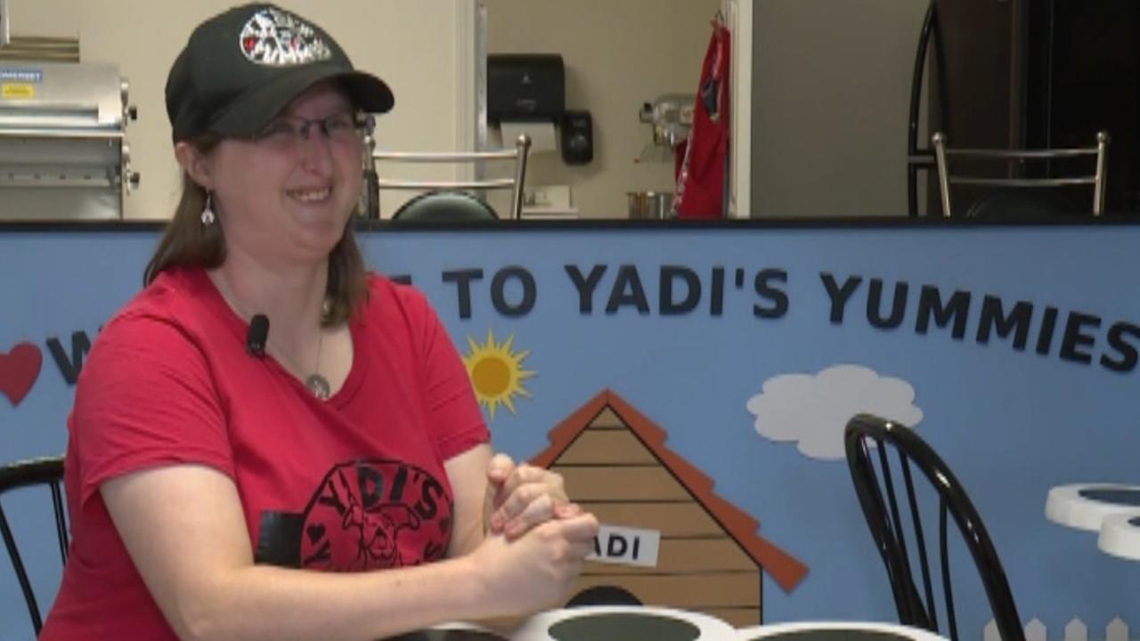 Woman with learning disabilities opens her own business