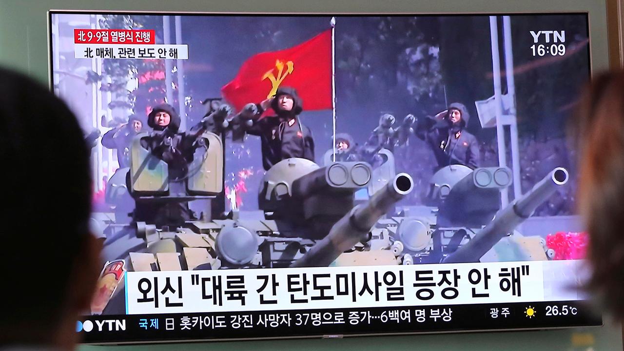 North Korea marks anniversary without displaying missiles