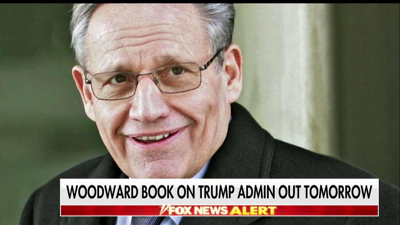 Trump blasts Woodward, calls new book a "joke."