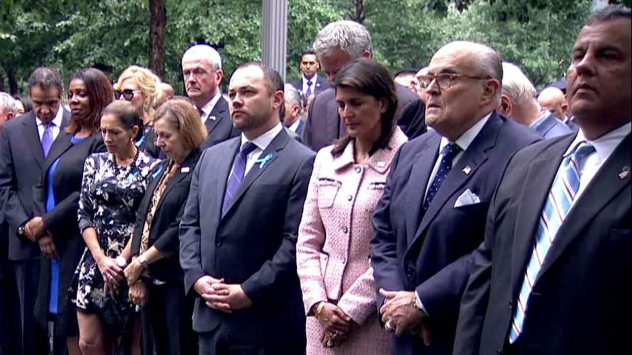 New York City pauses to remember 9/11 victims 17 years later