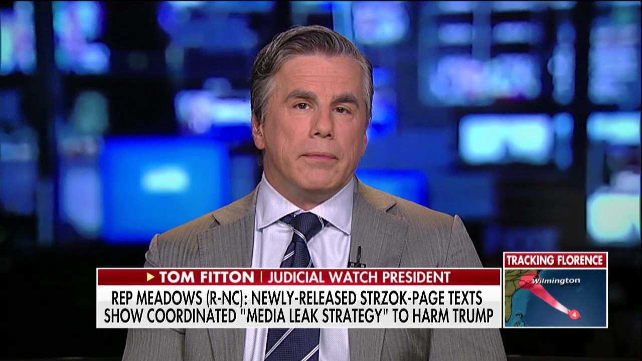 Fitton on New Strzok-Page Texts: 'Corrupted' Mueller Probe Needs to Be Shut Down
