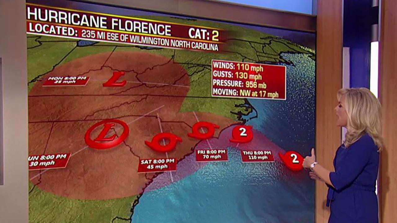 Epic storm surge predicted for Florence landfall