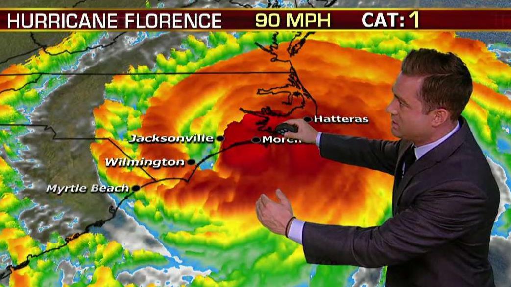 Hurricane Florence a Category 1, flood concerns persist