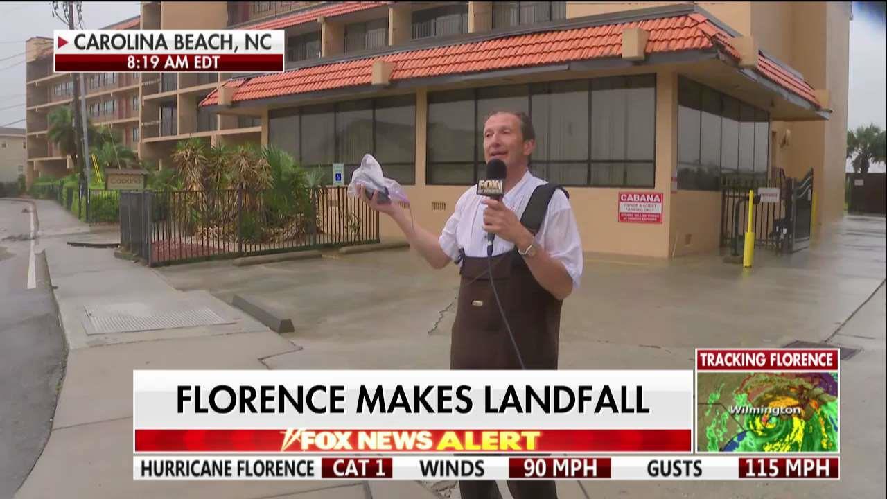Jeff Flock Reports From the Eye of Hurricane Florence in North Carolina