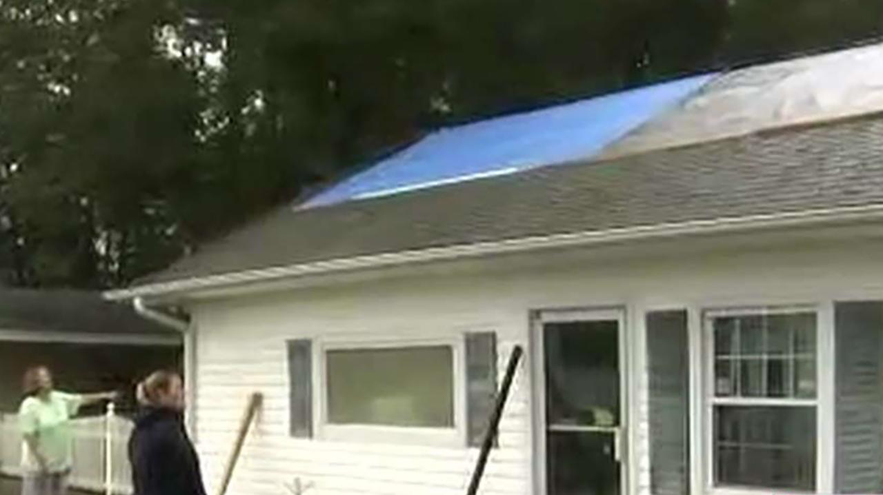 Inside a South Carolina home damaged by Florence