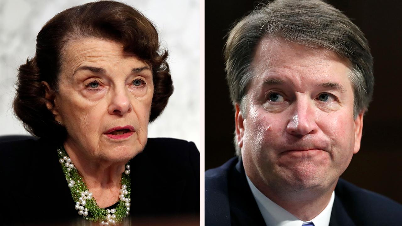 Feinstein hands over letter accusing Kavanaugh of misconduct