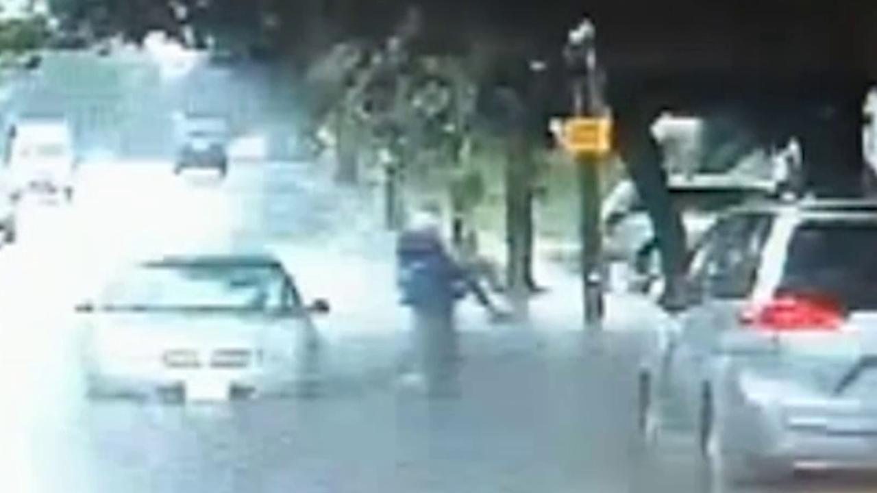 Rescue from Massachusetts floodwater caught on camera