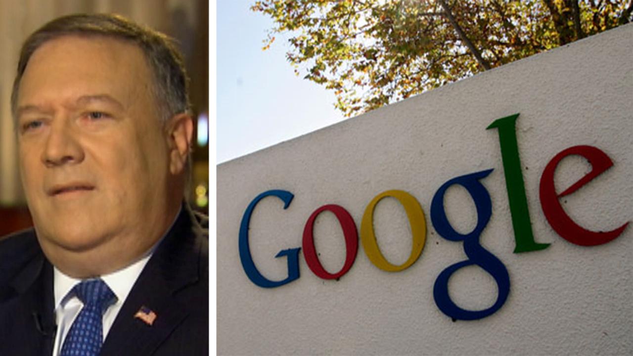 Sec. Mike Pompeo on Google's dealings with China