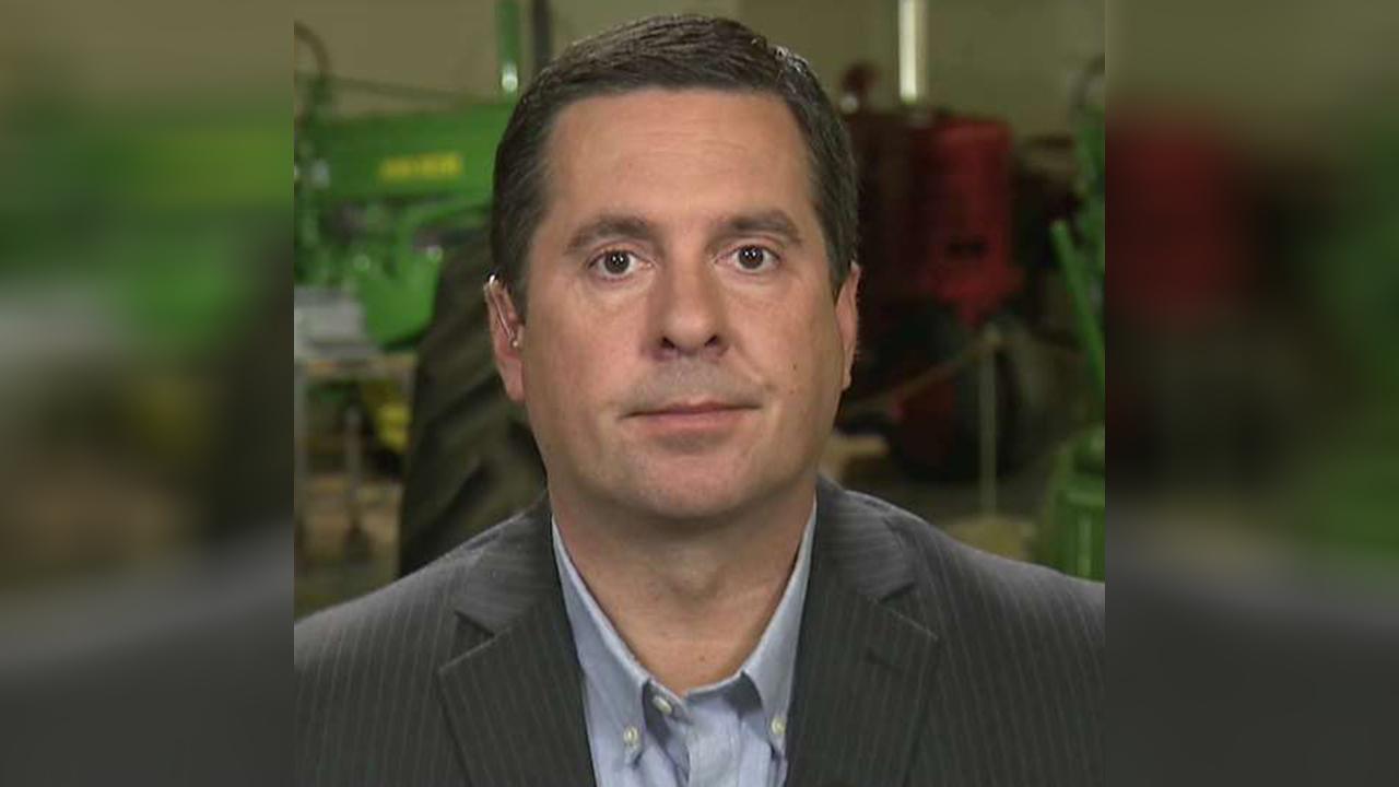 Nunes: Mainstream media all in to take out Trump, GOP