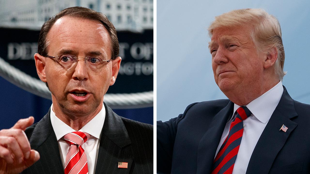 Is Trump delaying the firing of Rosenstein?