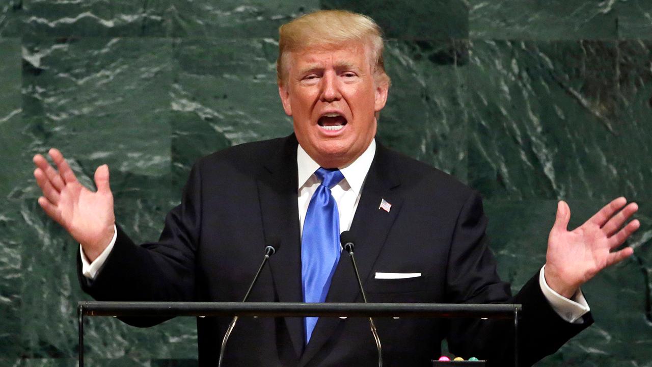 Trump promotes patriotism, targets Iran at United Nations