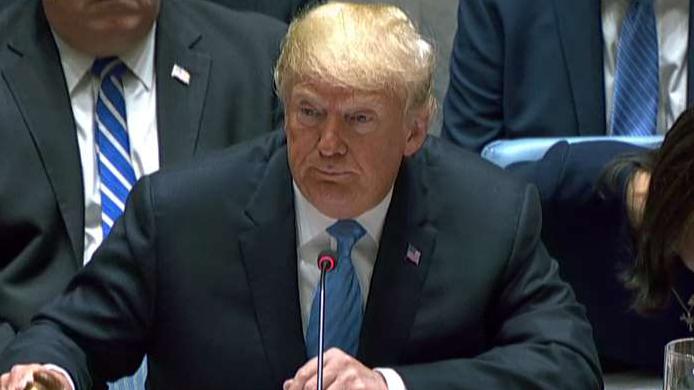 Trump gives opening remarks at UN Security Council meeting