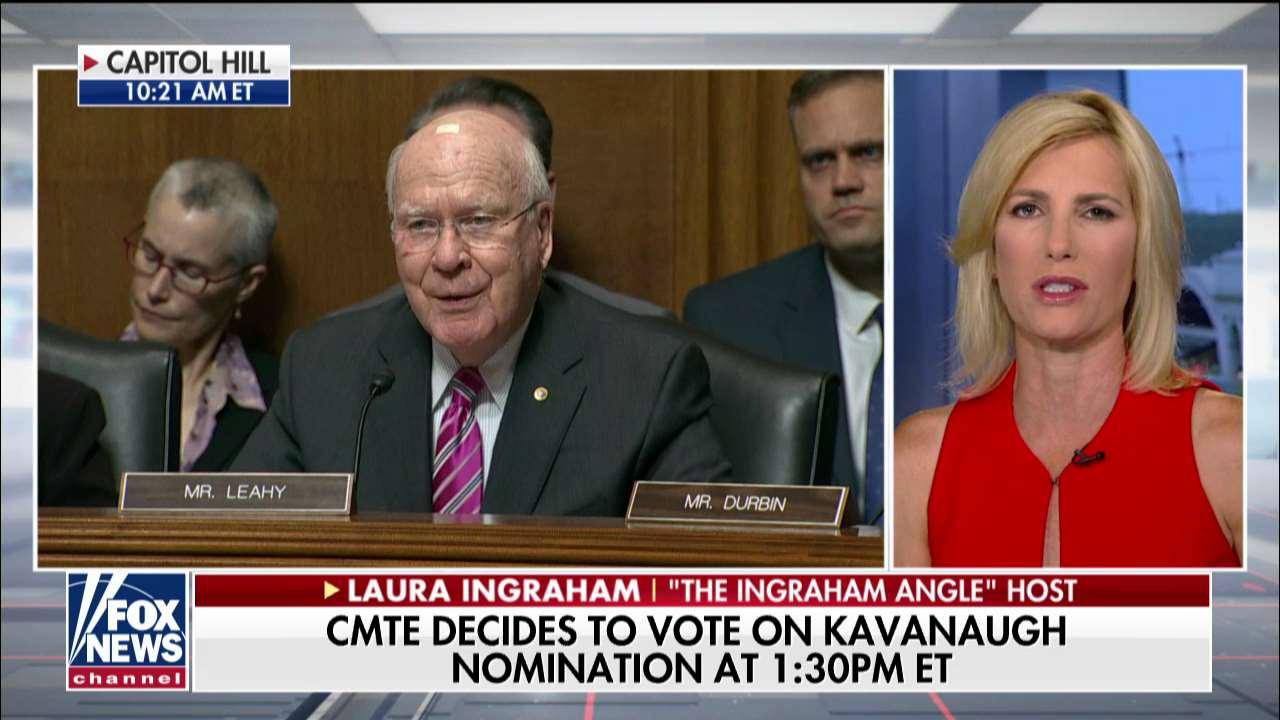 Ingraham on Dems Walking Out of Kavanaugh Hearing: They're Whipping the Base Into a 'Frenzy'