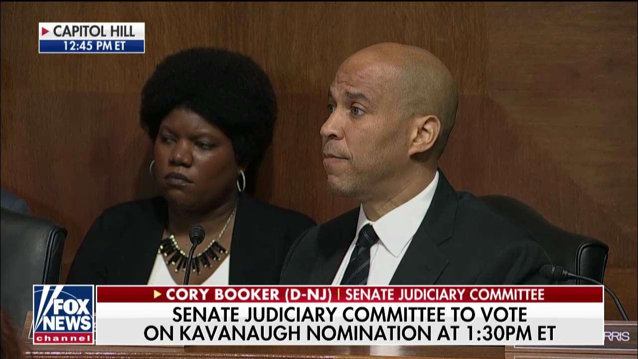 WATCH: Cory Booker Exits Kavanaugh Hearing, Claims 'Dark Moment' in American History