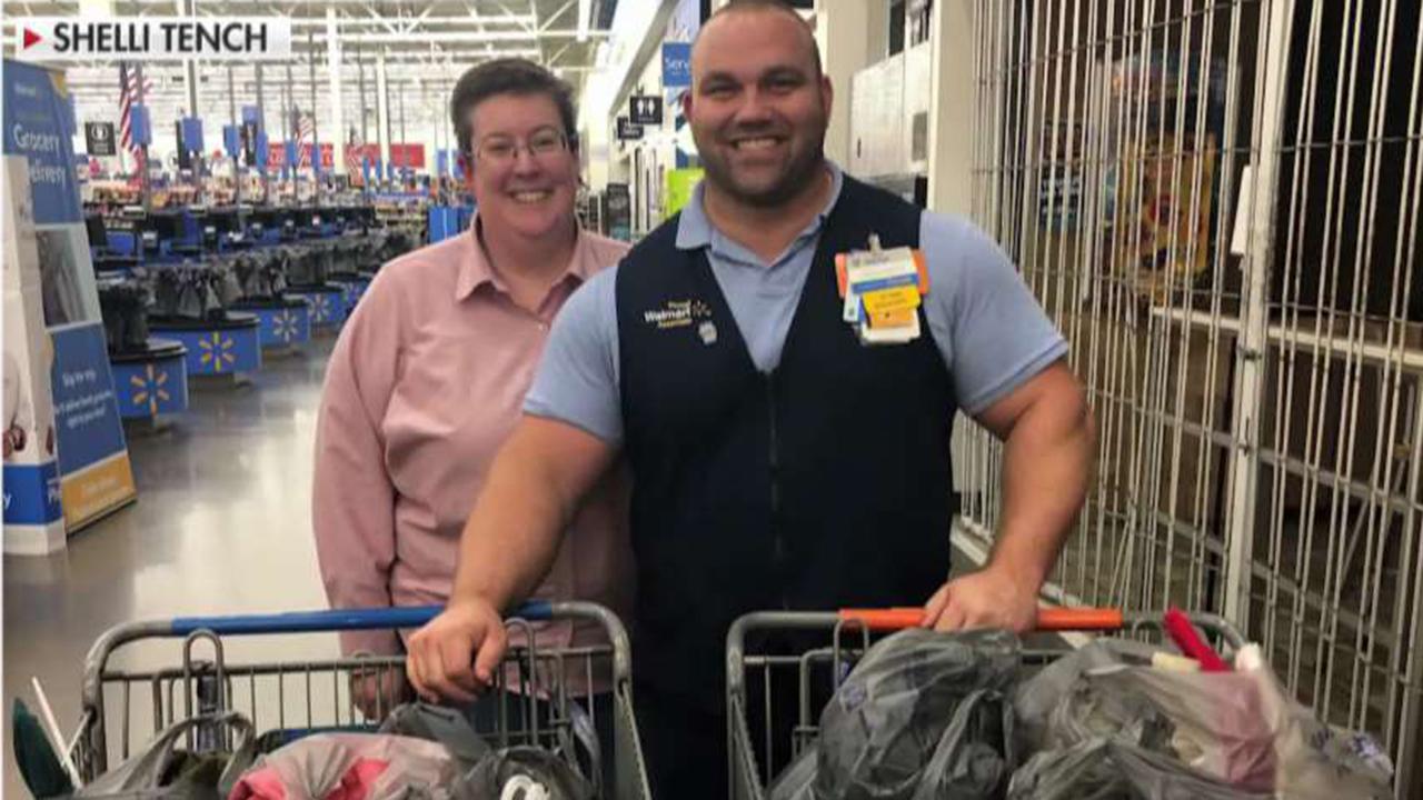 Walmart manager sends supplies to hurricane victims