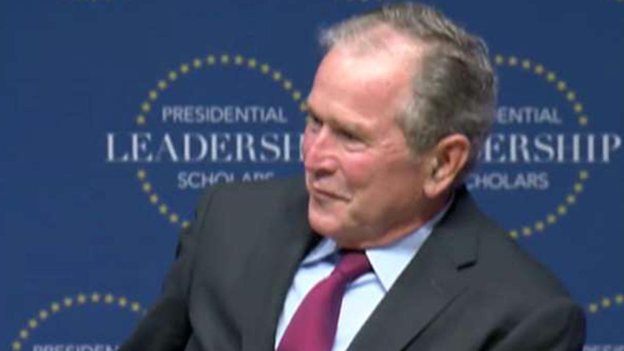 George W. Bush advocating for Kavanaugh