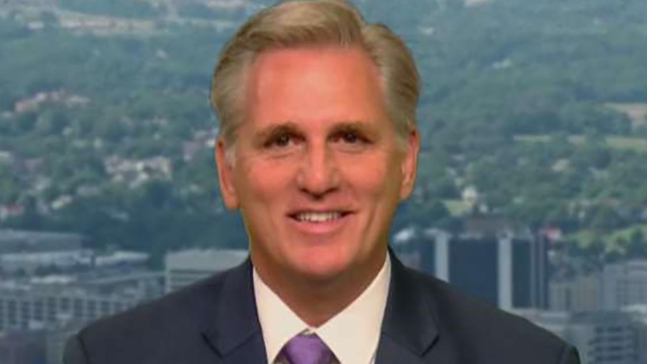 Rep. Kevin McCarthy reacts to Kavanaugh hearings and discusses campaigning to keep House GOP majority on 'Sunday Morning Futures.'