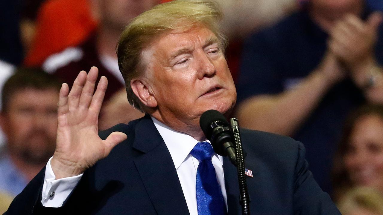 Trump appears to mock Ford's testimony during campaign rally