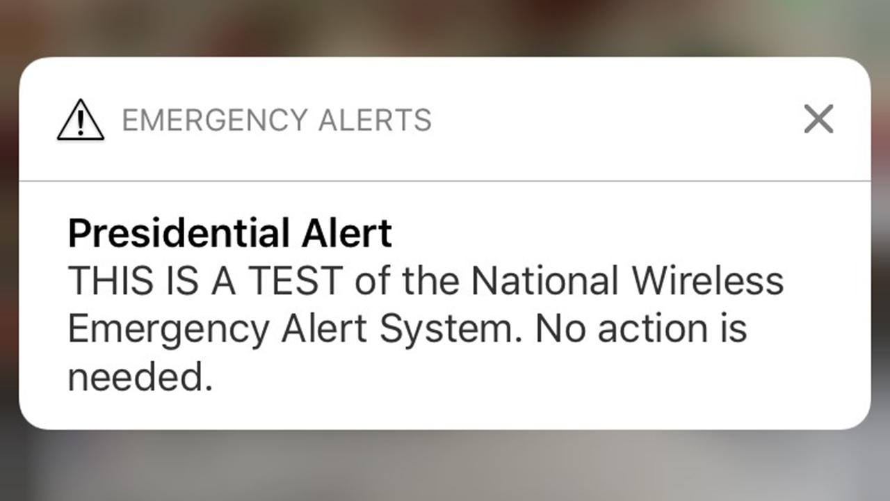 FEMA sends out first 'Presidential Alert'