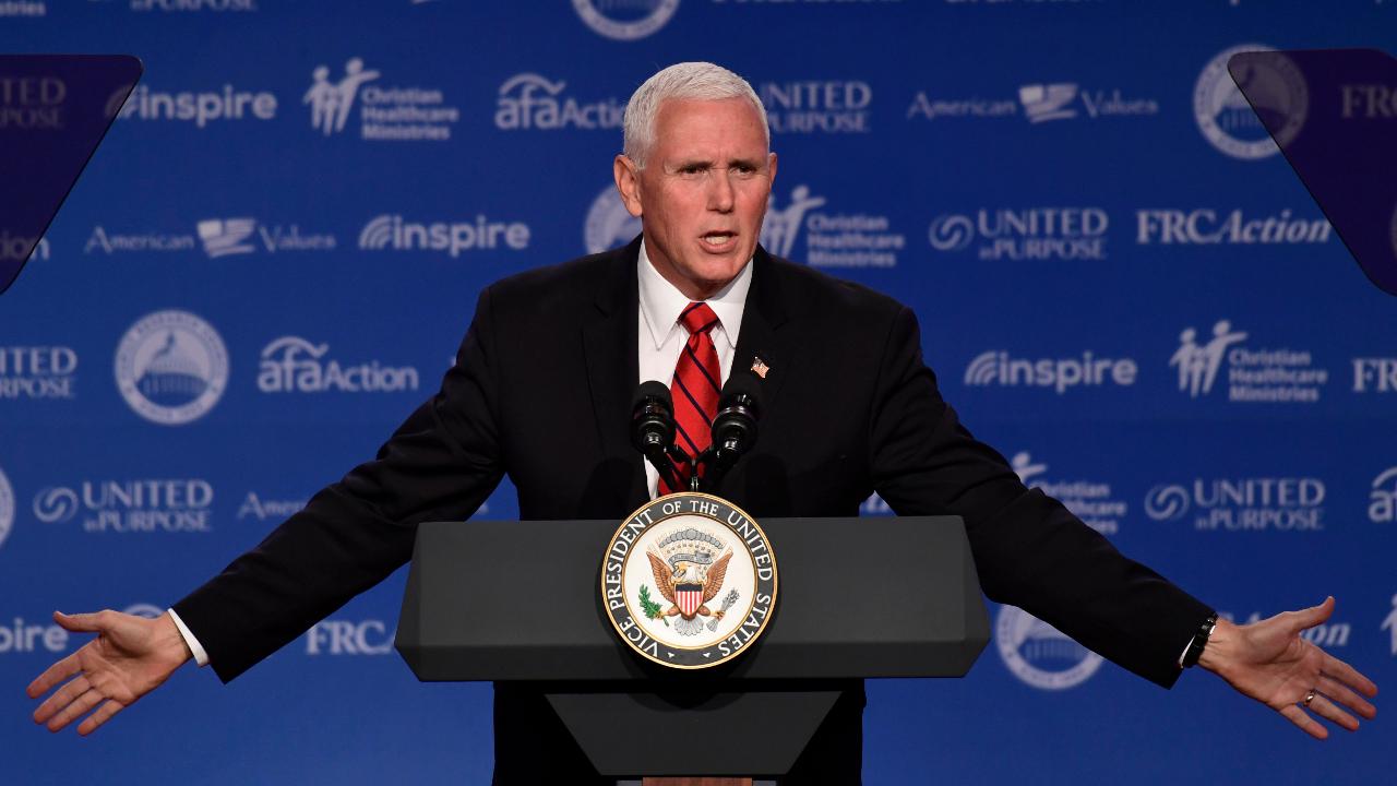 Pence warns of election interference from China