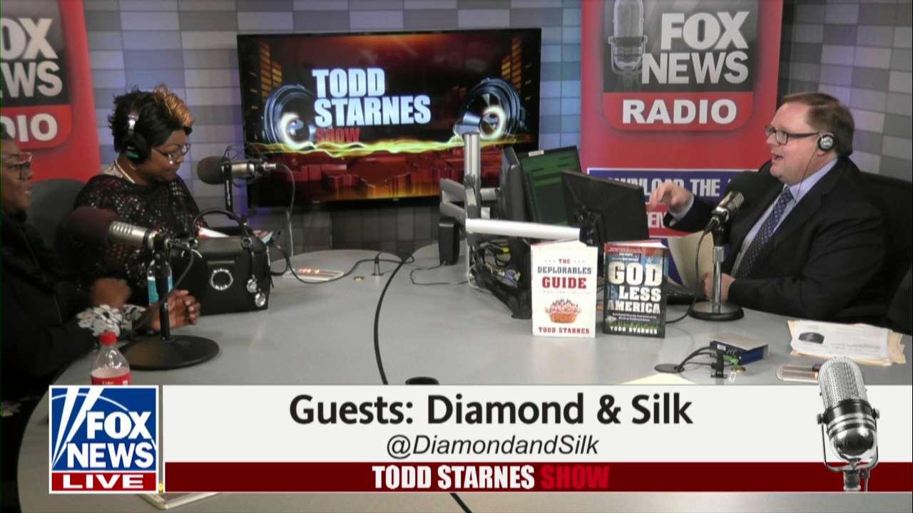 Todd Starnes and Diamond and Silk
