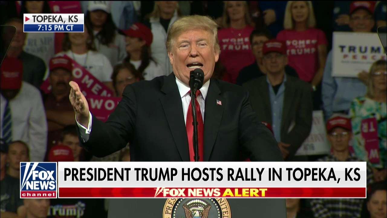 Trump Rips Da Nang Dick, Pocahontas at KS Rally