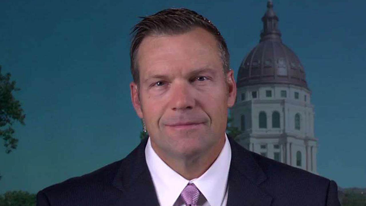 Trump-endorsed Kobach in tight governor's race in Kansas