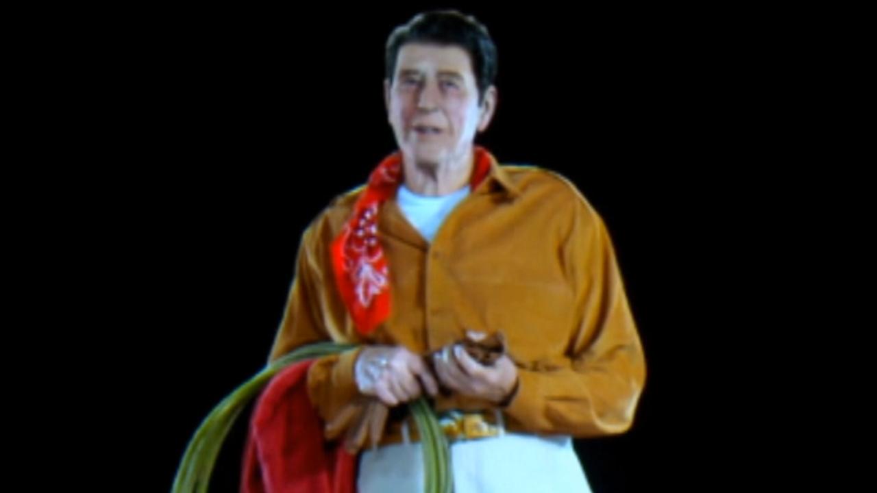 Reagan comes alive as hologram at presidential library